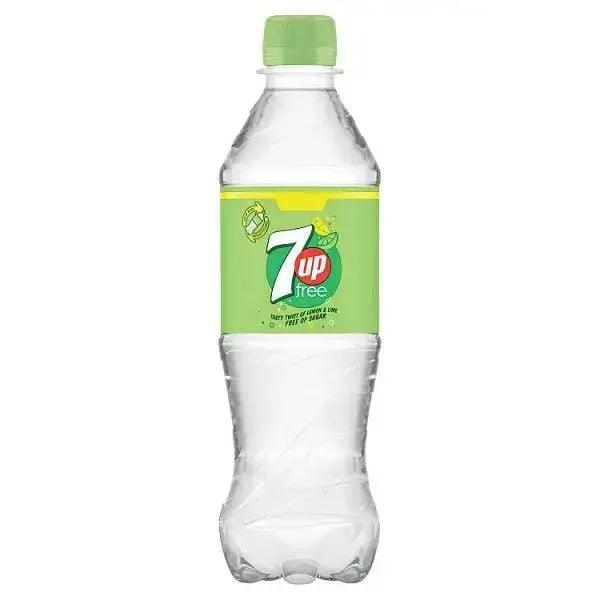 7UP Free Lemon & Lime Bottle PMP 12x500ml (Case of 12) - Honesty Sales U.K
