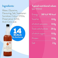 Simply Sugar Free Salted Caramel Syrup - Honesty Sales U.K