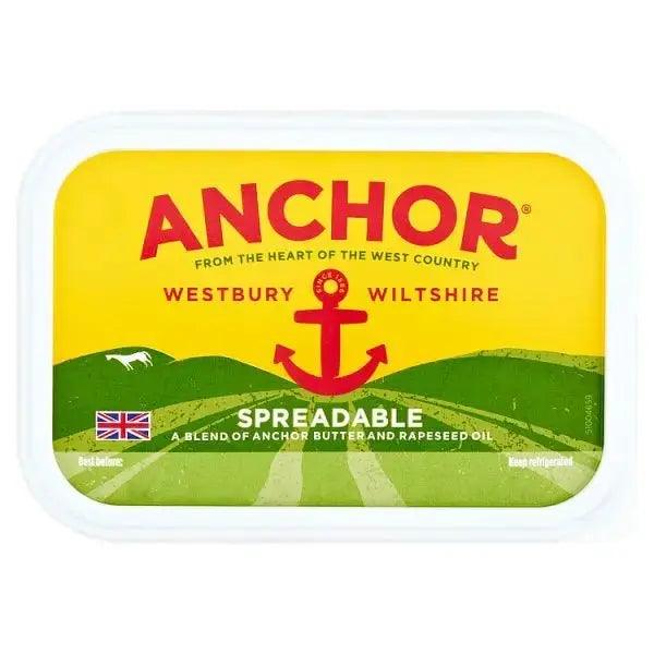 Anchor Spreadable Blend of Butter and Rapeseed Oil 250g - Honesty Sales U.K