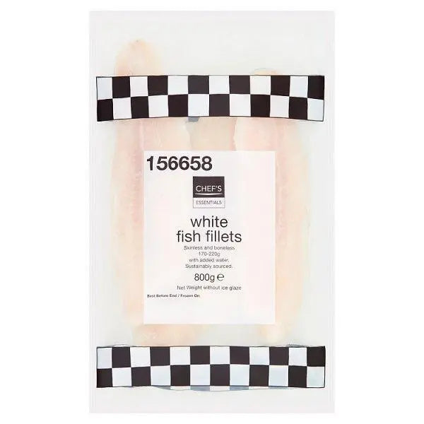 Chef's Essentials White Fish Fillets 800g - Honesty Sales U.K