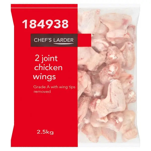 Chef's Larder 2 Joint Chicken Wings 2.5kg Chef's Larder