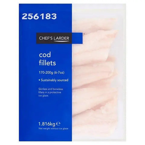 Chef's Larder Cod Fillets 1.816kg - Honesty Sales U.K