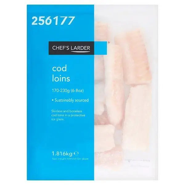 Chef's Larder Cod Loins 1.816kg - Honesty Sales U.K