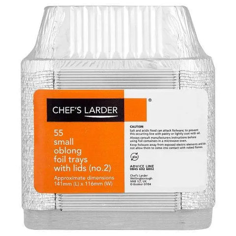 Chef's Larder Foil Trays with Lids - Honesty Sales U.K