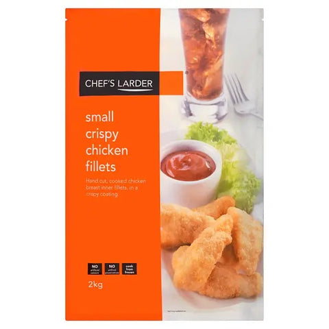 Chef's Larder Small Crispy Chicken Fillets 2kg Birds Eye