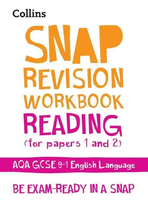 Collins GCSE Grade 9-1 SNAP Revision - AQA GCSE 9-1 English Language Reading (Papers 1 & 2) Workbook - Honesty Sales U.K