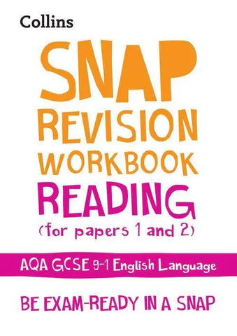 Collins GCSE Grade 9-1 SNAP Revision - AQA GCSE 9-1 English Language Reading (Papers 1 & 2) Workbook - Honesty Sales U.K