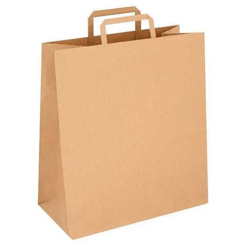 FyNite Medium Block Bottom Take-Away Food Bags-100pcs - Honesty Sales U.K