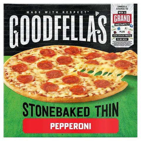 Goodfella's Stonebaked Thin Pepperoni Pizza 332g - (Case of 7) - Honesty Sales U.K