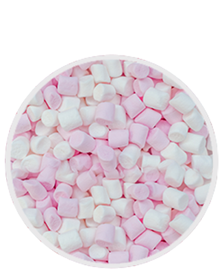 Simply Mini Pink and White Marshmallows 1kg