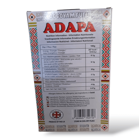 Adapa Cocoyam Fufu 600g