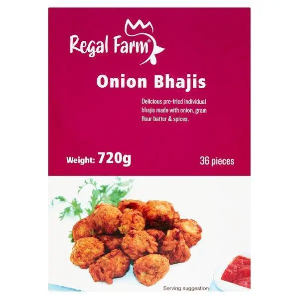 Regal Farm 36 Onion Bhajis 720g - Honesty Sales U.K