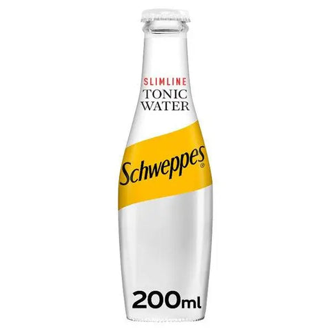 Schweppes Slimline Tonic Water 200ml (Case of 24) - Honesty Sales U.K