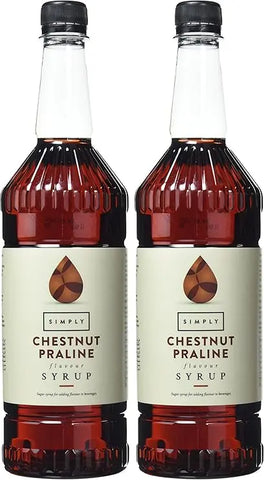 Simply Chestnut Praline Syrup Honesty Sales U.K