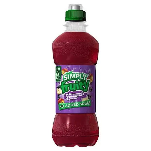 Simply Fruity Blackcurrant and Apple 330ml Bottle (Case of 12) - Honesty Sales U.K