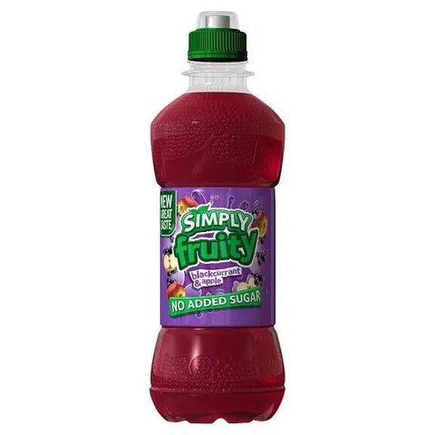 Simply Fruity Blackcurrant and Apple 330ml Bottle (Case of 12) - Honesty Sales U.K