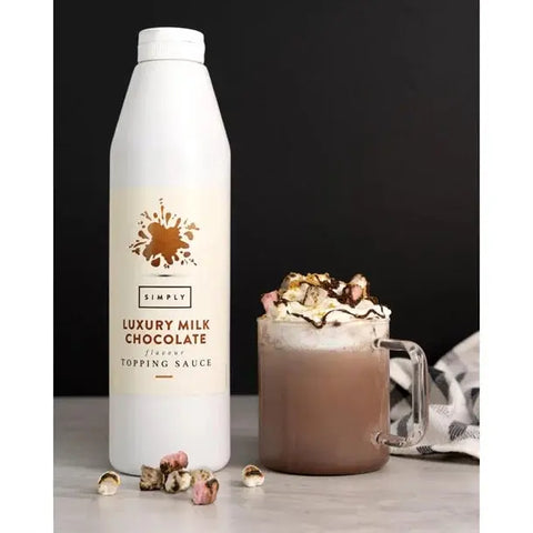 Simply Luxury Milk Chocolate Topping Sauce Simply