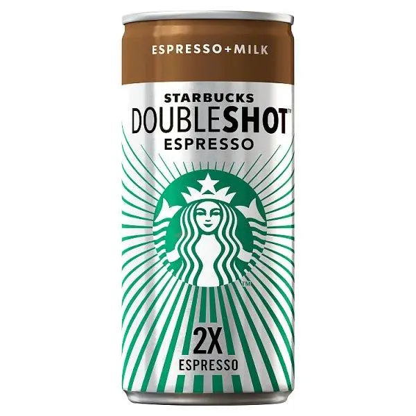 Starbucks Doubleshot Espresso Iced Coffee 200ml (Case of 12) Starbucks