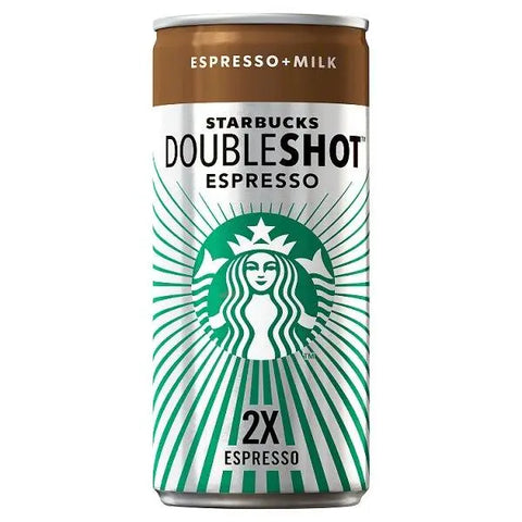 Starbucks Doubleshot Espresso Iced Coffee 200ml (Case of 12) Starbucks