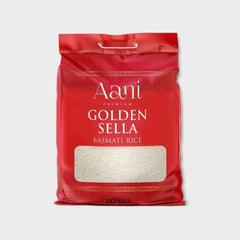 Aani Golden Sella fragrant Basmati Rice 10kg - Honesty Sales U.K