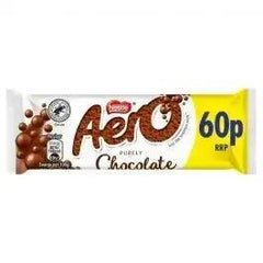 Aero Bubbly Milk Chocolate Bar 36g PMP 60p (Case of 24) - Honesty Sales U.K