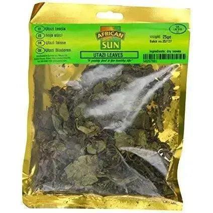 African Sun Utazi Leaves 25g - Honesty Sales U.K