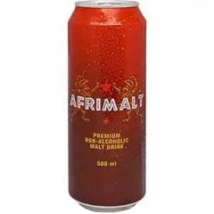 Afrimalt Malt Drink - 500ml very distinctive taste - Honesty Sales U.K