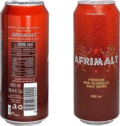 Afrimalt Malt Drink - 500ml very distinctive taste - Honesty Sales U.K