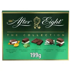 After Eight Dark and Milk Peppermint Chocolate Box 199g (Case of 8) - Honesty Sales U.K