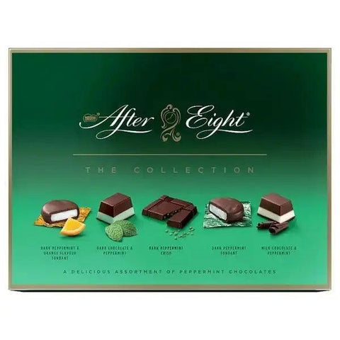 After Eight Dark and Milk Peppermint Chocolate Box 199g (Case of 8) - Honesty Sales U.K