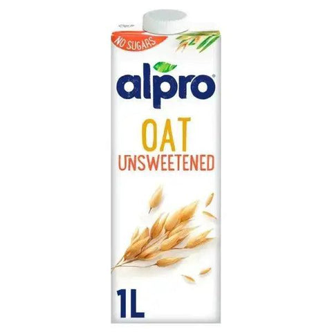 Alpro Oat Unsweetened Long Life Drink 1L - Honesty Sales U.K