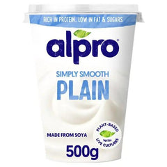 Alpro Simple Smooth Plain 500g - Honesty Sales U.K