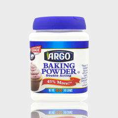 Argo Baking Powder-12 OZ Aluminum Free, Double Acting - Honesty Sales U.K