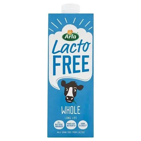 Arla Lactofree Long Life Whole Milk 1L (Case of 6) - Honesty Sales U.K