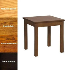 Arundel Wooden Table 70x70cm in Light Oak - Honesty Sales U.K
