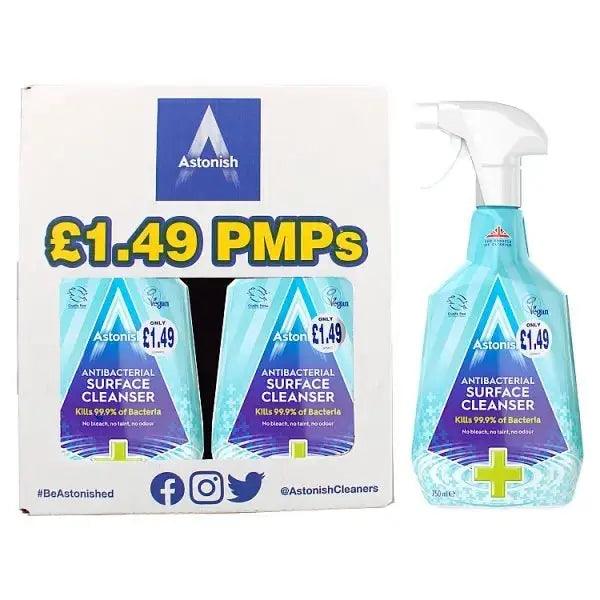 Astonish Antibacterial Surface Cleanser 750ml (Case of 6) - Honesty Sales U.K