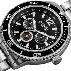 August Steiner Men's Mercury Quartz Multifunction Divers Bracelet Watch - Honesty Sales U.K