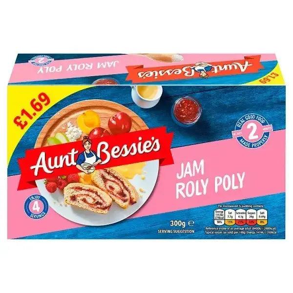 Aunt Bessies Jam Roly Poly 300g - Honesty Sales U.K