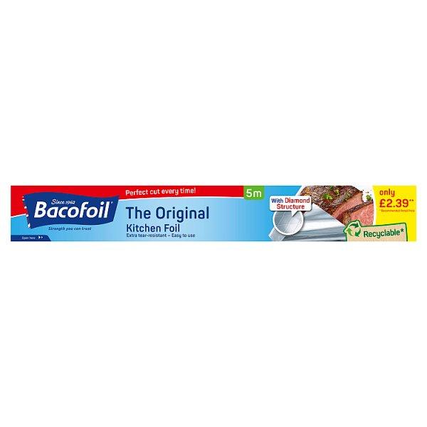 Bacofoil The Original Kitchen Foil 5m x 30cm - Honesty Sales U.K