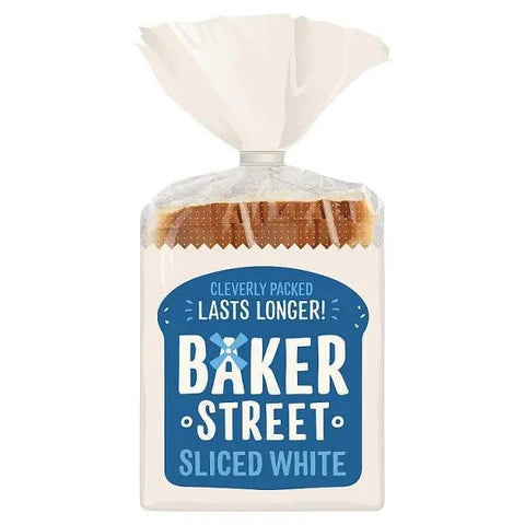 Baker Street Sliced White 550g - Honesty Sales U.K