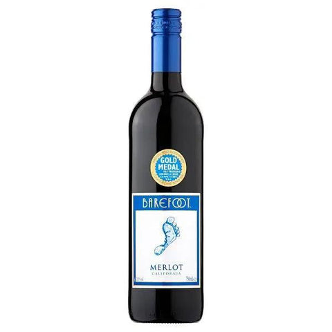 Barefoot Merlot Red Wine 750ml (Case of 6) Barefoot