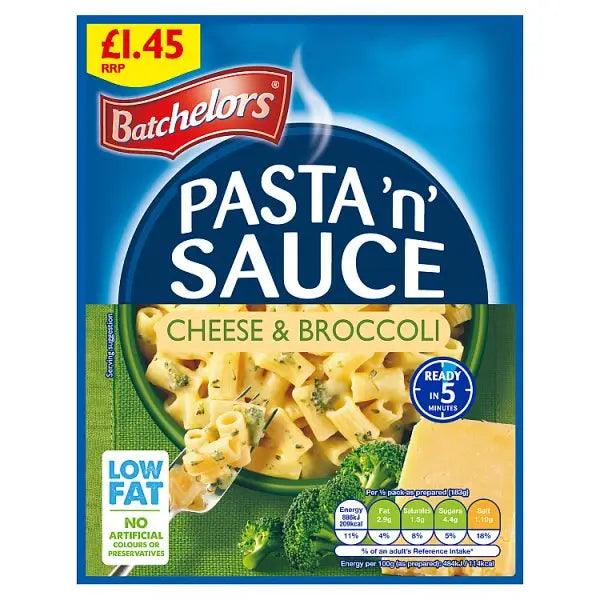 Batchelors Pasta 'n' Sauce Cheese & Broccoli 99g (Case of 7) - Honesty Sales U.K