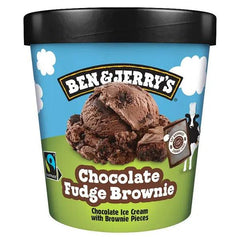 Ben & Jerry's Ice Cream Chocolate Fudge Brownie 465 ml - Honesty Sales U.K