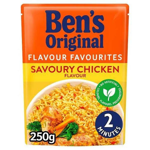 Bens Original Golden Vegetable Microwave Rice (Case of 6) - Honesty Sales U.K