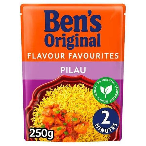 Bens Original Golden Vegetable Microwave Rice (Case of 6) - Honesty Sales U.K