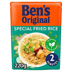 Bens Original Special Fried Microwave Rice 220g (Case of 6) - Honesty Sales U.K