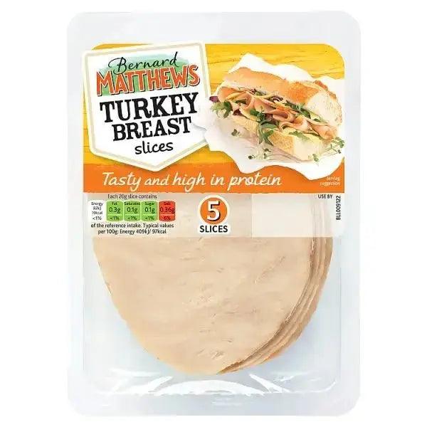 Bernard Matthews Turkey Breast 5 Slices 100g - Honesty Sales U.K