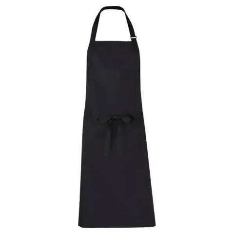 Bib Apron Black Detail Non Tangle Ties Size Adjuster - Honesty Sales U.K