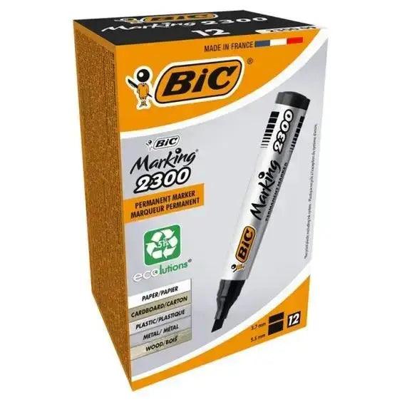 BIC Marking 2300 Permanent Marker Box 12 - Honesty Sales U.K