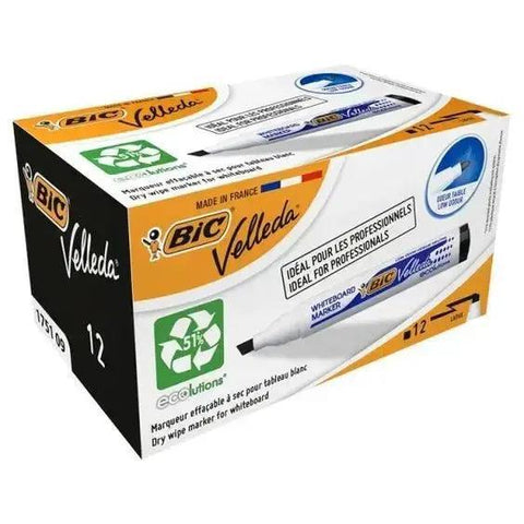 BIC Velleda 1751 Whiteboard Marker Box 12 - Honesty Sales U.K